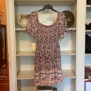 Floral Pink Dress. Size:Large Brand:bebop